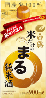Hakutsuru Komedake no Maru Pack Junmai Japanese Sake 900mL