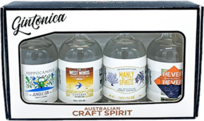 Gintonica Intro to Aussie Gin Tasting Pack 4 x