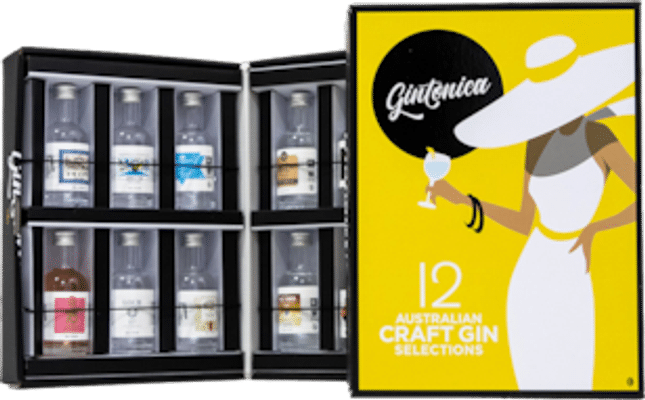 Gintonica 12 Days of Gin - 12 x Gin bottles