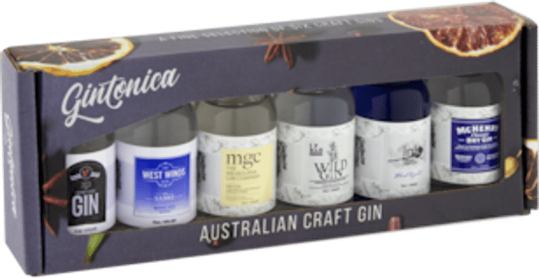Gintonica Craft Gin Tasting Pack - Intro to Aussie Gin (6x)