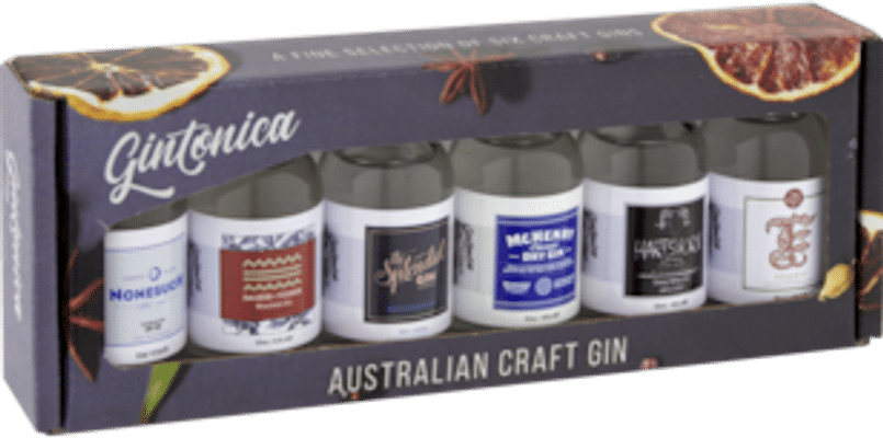 Gintonica Craft Gin Tasting Pack - Small Distilleries (6x)