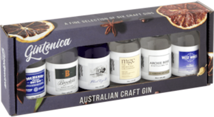 Gintonica n Craft Gin Tasting Pack - Vibrant (6x50ml)
