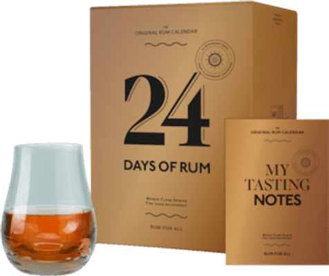 24 Days of Rum Christmas Advent Calendar Bottles x 24