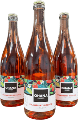Ohana Winery Strawberry Moscato