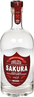 Civilized Spirits Small Batch American Vodka - Regular + Sakura Cherry Vodka