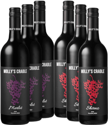 Mollys Cradle Red Wine Mixed Pack - Shiraz & Merlot