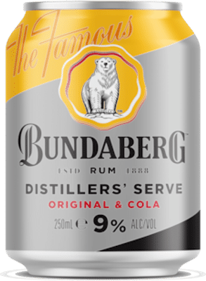 Bundaberg Rum & Cola 9