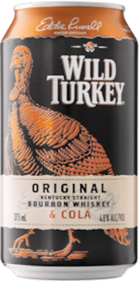 Wild Turkey Bourbon & Cola Cans