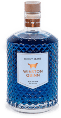 Winston Quinn Gin Skinny Jeans Blue Floral Gin
