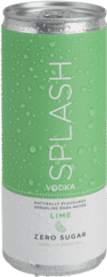 Splash Vodka Lime & Soda Cans