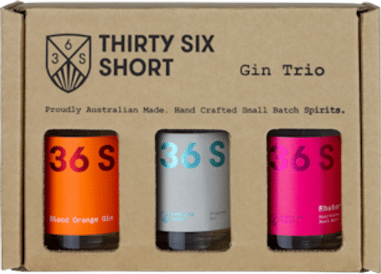 36 Short Gin trio Pack 3x2