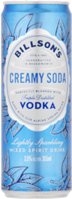 Billsons Vodka with Creamy Soda
