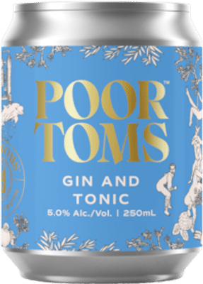 Poor Toms Gin & Tonic Cans