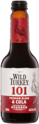 Wild Turkey 101 Bourbon & Cola Bottles