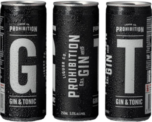 Prohibition Liquor Co. Gin & Tonic Premix 5.5 %