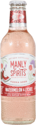 Manly Spirits Watermelon Lychee Vodka & Soda