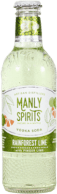 Manly Spirits Rainforest Lime with Finger Lime Vodka & Soda