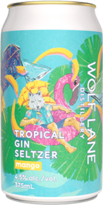 Wolf Lane Tropical Gin Seltzer 4.5% Mango