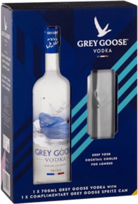 Grey Goose Vodka with Spritz Can Gift Pack