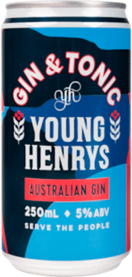 Young Henrys Gin & Tonic Cans