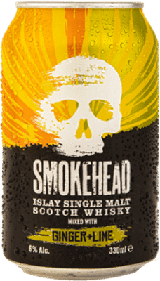 Smokehead Single Malt Whisky Ginger and lime
