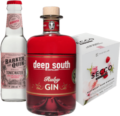 Deep South Ruby Gin Gift Pack