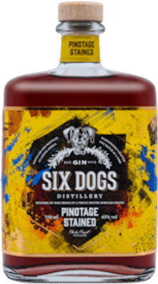 Six Dogs Gin Pinotage Stained 750mL