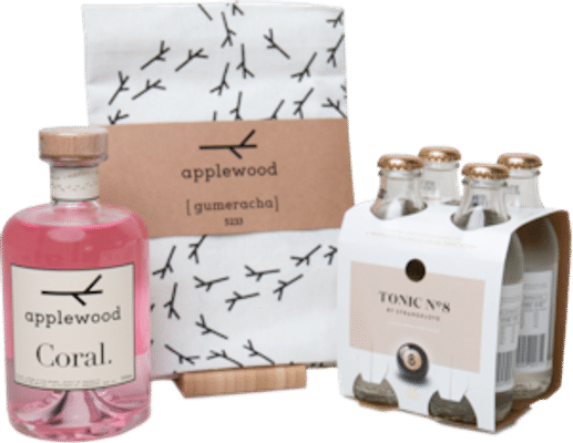 Applewood Coral Gin & Tonic Pack