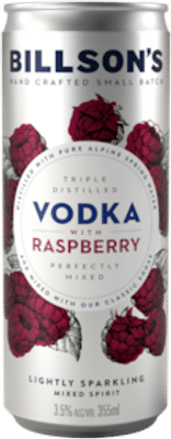 Billsonss Vodka Raspberry 355mL