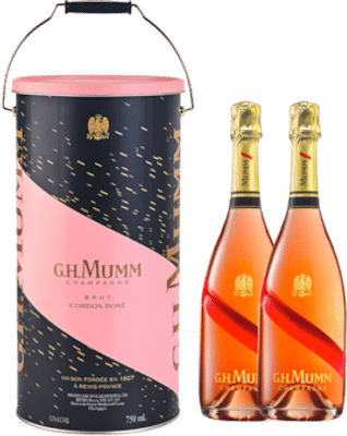 Mumm Rose Brut 2 Bottle Ice Bucket Gift Tin