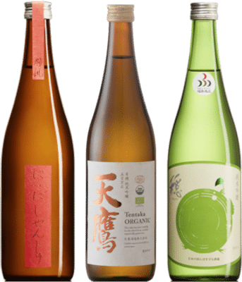 Supersake Japanese Organic Sake 3-pack 720mL