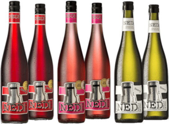 Ned Kelly Red & White Spritzer & Pink Moscato 6x7
