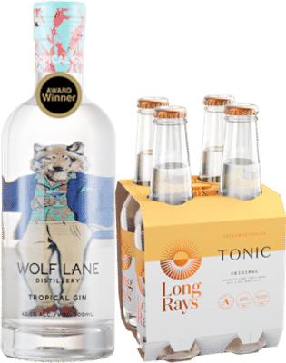 Wolf Lane Tropical Gin & Long Rays Tonic Bundle