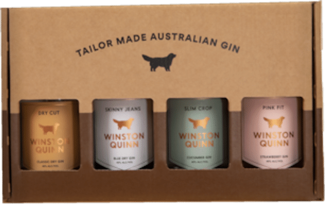 Winston Quinn Gin Tailor Made 200mL Gin Gift Pack
