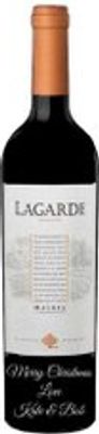 Personalised Lagarde Malbec 14%